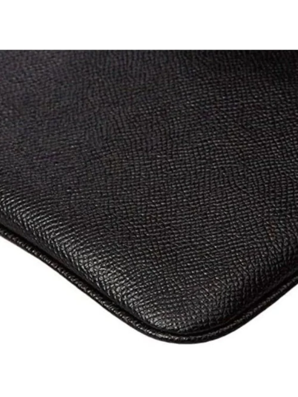 Coach Black Large Crossgrain Leather Wristlet
